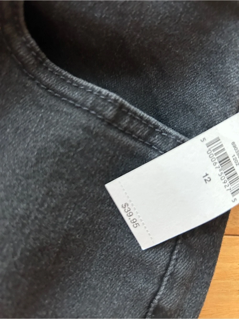 Boys Gap Black jeans , size 12 slim, NWT